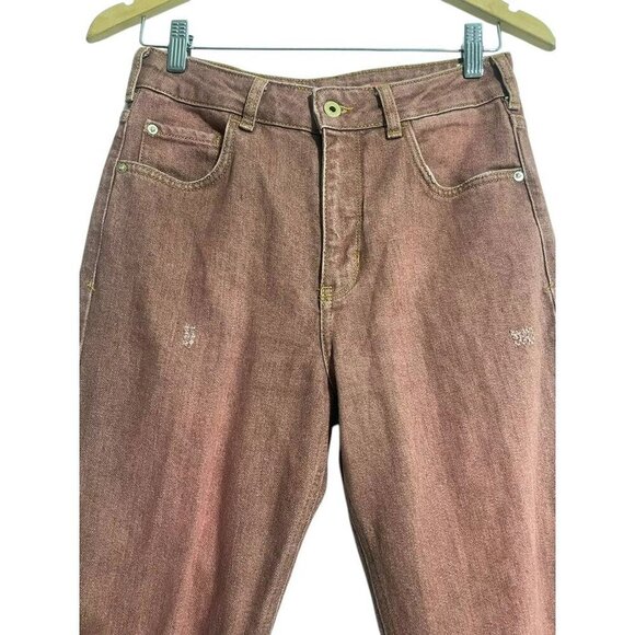 Pilcro Size 27 Pants Distressed The Vintage Straight - Picture 3 of 11